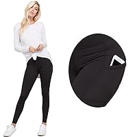 Women's Butter Leggings High Rise Athleisure Wear Yoga Pants with Side Pockets