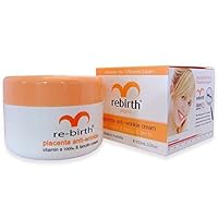 Placenta Anti-wrinkle Cream by Lanopeal Rebirth 3.3 fl.oz (Placenya Anti-Wrinkle Vitamin E) by Rebirth Original