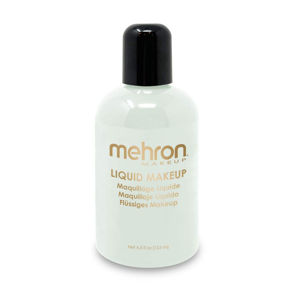 Mehron Makeup Liquid Makeup | Face Paint and Body Paint 4.5 oz (133 ml) (GLOW IN THE DARK)