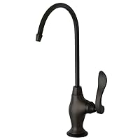 Kingston Brass Gourmetier KS3195NFL Nuwave French Single Handle Water Filtration Faucet, Oil Rubbed Bronze, 10.81 x 4.63 x 1.75