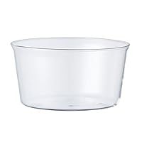KINTO 23093 CAST Bowl, 4.7 inches (120 mm), Heat Resistant Glass, Microwave and Dishwasher Safe