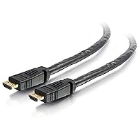 Legrand - C2G Plenum Rated Ethernet Cable, Plenum Rated HDMI Cable, HDMI Cable, HDMI Cable 35 ft, Black High Speed Ethernet Cable, 1 Count, C2G 42530