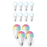 Sengled Zigbee Smart Light Bulbs That Work with Alexa Daylight 8 Pack Bundle Zigbee Smart Light Bulbs That Work with Alexa Multicolor 4 Pack