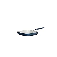 NutriChefKitchen 9.45'' Grill Pan - Non-Stick High-Qualified Kitchen Cookware, (Works with Models: NCCW14SBLU & NCCW20SBLU)