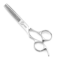 Hair Scissors left hand Thinning Scissors 6 Inch Barber Scissors Left hand Hair Thinning Shears Lefty Barber Shears KINSARO