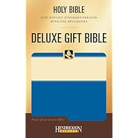 Holy Bible With the Apocrypha: New Revised Standard Version, Cream on Blue, Deluxe Gift (Hendrickson Bibles) Holy Bible With the Apocrypha: New Revised Standard Version, Cream on Blue, Deluxe Gift (Hendrickson Bibles) Paperback