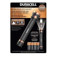 Duracell 2500 Lumens Variable Focus LED Flashlight w/AA Batteries