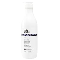 milk_shake Icy Blond Conditioner - Black Pigment Silver Conditioner for Very Light Blond and Platinum Hair, 33.8 Fl Oz (1000 Ml)