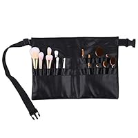 Pro Makeup Brush Display Holder Case Bag Artist Belt Strap Cosmetic Makeup Brushes PU Holder Apron Bags