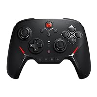 PC Gaming Controller, Wireless Controller with Custom Button, 6-Axis Gyro, Dual Shock, Macro, Turbo, Bluetooth Game Controller for Windows 10/Android/iOS/PC