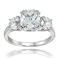 Meghan Markle Royal Wedding Inspired Engagement Rings 3.67ctw Cushion CZ Sz 5-10 (9)