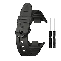 rubber resin watch band Replacement for Caiso W-96H rubber strap watch accessories