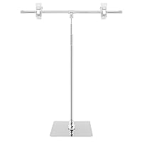 MENGLIN Pop Stand, Promotional Stand, Adjustable Length, Easy Storage, Assembly Type, Advertising Stand, Silver, Pack of 1