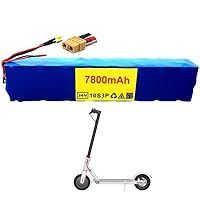 36V 7800mAh Electric Scooter Lithium Battery Pack 10S3P for 250W-500W Motor for M365 Electric Scooter Accessory with BMS and XT30 Plug