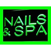 Nails & Spa Beauty Salon Saloon LED Sign Neon Light Sign Display i356-g(c)