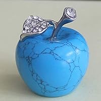 30mm Mixed gemstom Apple Home Decor (Synthesis Blue Turquoise)
