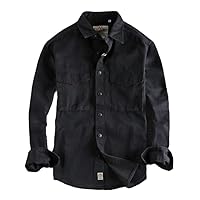 Cargo Shirt for Men Long Sleeve Premium Cotton Solid Color Washing Lapel Youth Japan Simple Boyfriend Clothing