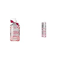 Hempz Limited Edition Peppermint Candy Cane Herbal Body Lotion Moisturizer (17 Oz) & Limited Edition Candy Cane Lane Lip Balm (.25 Oz) – Holiday Scented Travel Sized