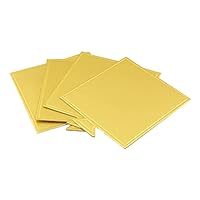 100pcs Mini Cake Boards, Small Gold Mousse Cake Cardboard Set, Cupcake Cake Base, Dessert Displays Tray, Disposable Paper Coasters for Wedding Party Cake Pastry Cup, Single Cupcake Container