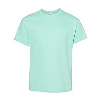 Hanes ComfortSoft Youth Short Sleeve T-Shirt XL Clean Mint