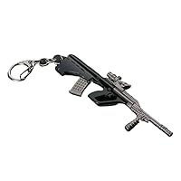 Mini Gun Keychain, Pistol Shape Key Chain, Tiny Keychain Guns Shape Model Gift, Cool Keychains for Men