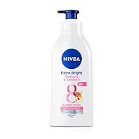 Extra Bright Radiant & Smooth 8 Super Food 40X Vitamin C Body Lotion UV Filter, Size 550 ml