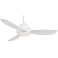 MINKA-AIRE F517L-WH Concept I 52 Inch Ceiling Fan with Integrated 14W LED Light in White Finish