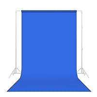 Savage Seamless Paper Photography Backdrop - Color #58 Studio Blue, Size 86 Inches Wide x 36 Feet Long, Backdrop for YouTube Videos, Streaming, Interviews and Portraits - Made in USA