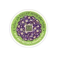 Greenwich Bay Trading Company Botanic Body Butter with Shea Butter and Cocoa Butter 8oz Tub (African Violet)