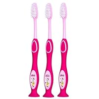 Chicco Kids Toothbrush ( 36 Years) Pack Of 3 Pink