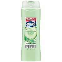 Suave Essentials Body Wash, Cucumber Agave Smash 15 oz Package of 3 Bottles