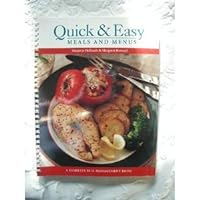 Quick & Easy Meals and Menus: Menus and Recipes for Easy, Everyday Meal Planning (A Diabetes Self-Management Book) Quick & Easy Meals and Menus: Menus and Recipes for Easy, Everyday Meal Planning (A Diabetes Self-Management Book) Spiral-bound
