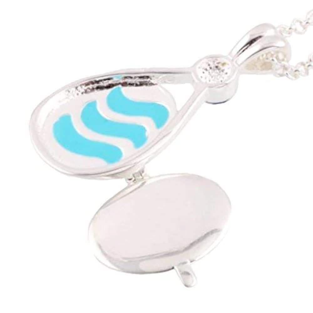 Film-Store H2O Just Add Water Mermaid Locket Stainless Steel Pendant Necklace