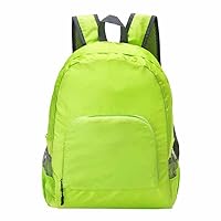 Lightweight foldable backpack outdoor mountaineering bag travel backpack bag Green