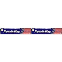 Reynolds Wrap Aluminum Foil, 200 Square Feet (Pack of 2)