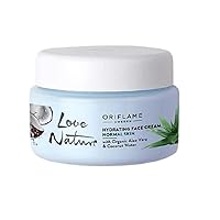 Oriflame LOVE NATURE Hydrating Face Cream with Organic Aloe Vera & Coconut Water 50ml