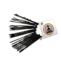 24 pcs Super Grip Black Boby Pin Hair style For Women's Hair Decorations Pins For Buns For Kid And Girls
