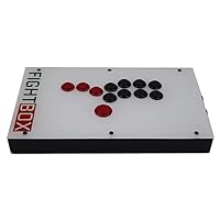 FightBox® F1-PS-W All Buttons Arcade Joystick Fight Stick Game Controller for PS4/PS3/PC