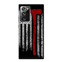 R3958 Firefighter Axe Flag Case Cover for Samsung Galaxy Note 20 Ultra, Ultra 5G