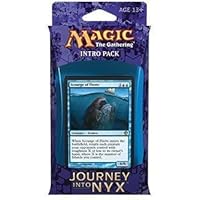 Magic: The Gathering (MTG Journey Into Nyx Intro Pack / Theme Deck - Fates Foreseen - Blue (Includes 2 Booster Packs)