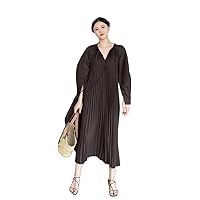 Summer in Dresses for Women Loose Long Sleeve Robe Oversize Casual Streetwear Elegant