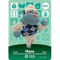 Hans - Nintendo Animal Crossing Happy Home Designer Amiibo Card - 241