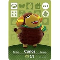 Curlos - Nintendo Animal Crossing Happy Home Designer Amiibo Card - 271