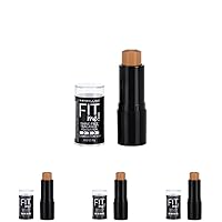 Maybelline New York Fit Me Shine-Free + Balance Stick Foundation, Toffee, 0.32 oz. (Pack of 4)