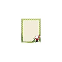 Jolly Santa Claus Holiday Stationery - 80 Sheets