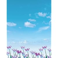 Great Papers! Tulips Field Letterhead, for Invitations, Announcements and Personal Messages, Printer Friendly 8.5