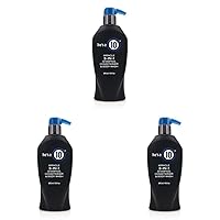 It's a 10 Haircare He's A Miracle 3-in-1 Shampoo, Conditioner and Body Wash, 10 fl Ounces (Pack of 3)