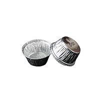 2.4 Inch 2oz 52ml mini muffin pie pan bake cups cake alu Foil Utility Cup 100/PK