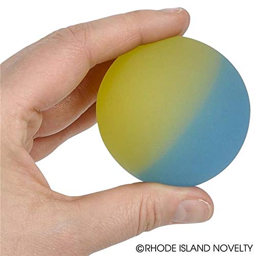 Rhode Island Novelty 60MM ICY Hi Bounce Balls, One Dozen