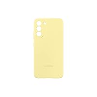 Samsung Electronics Galaxy S22+ Silicone Cover, Protective Phone Case, Soft, Sleek Protection, Slim Design, Matte Finish, US Version, Yellow,EF-PS906TYEGUS